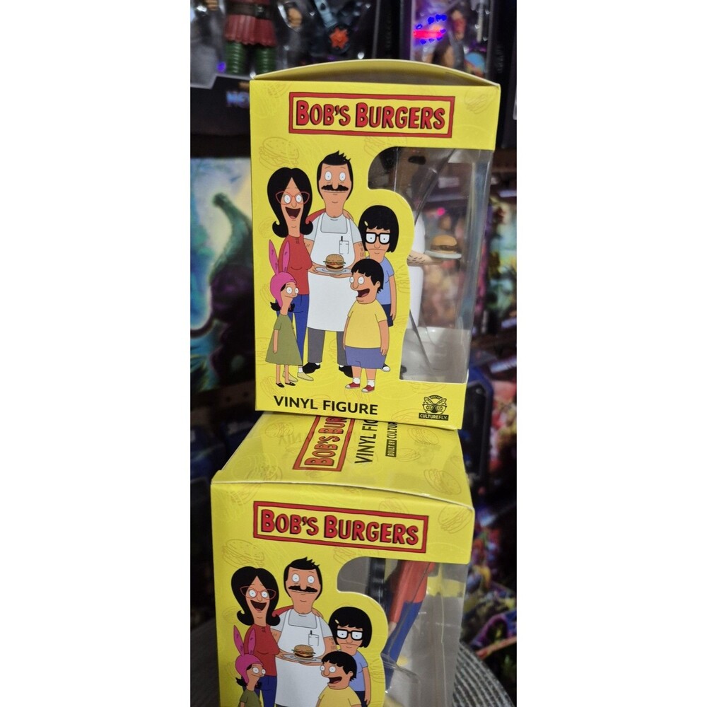 Bob's Burgers CultureFly Vinyl Figure Full Set (Bob Linda Louise Gene Tina) - Picture 9 of 14